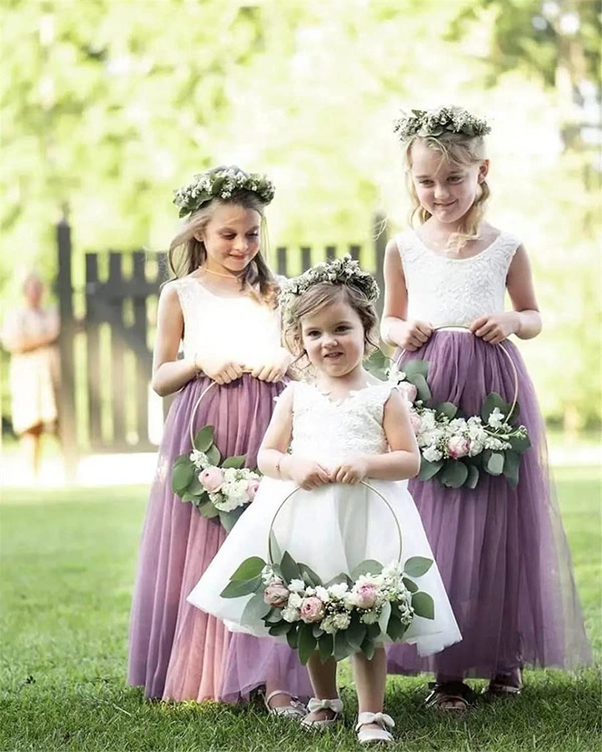 Flower Girl Dress Baby Kids Summer Princess Party Lace Wedding Birthday Dresses Children Clothing-Party Dress-ridibi