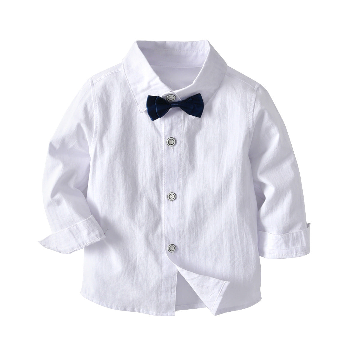 Boys' long-sleeved shirt and vest trousers-Suite Set-ridibi