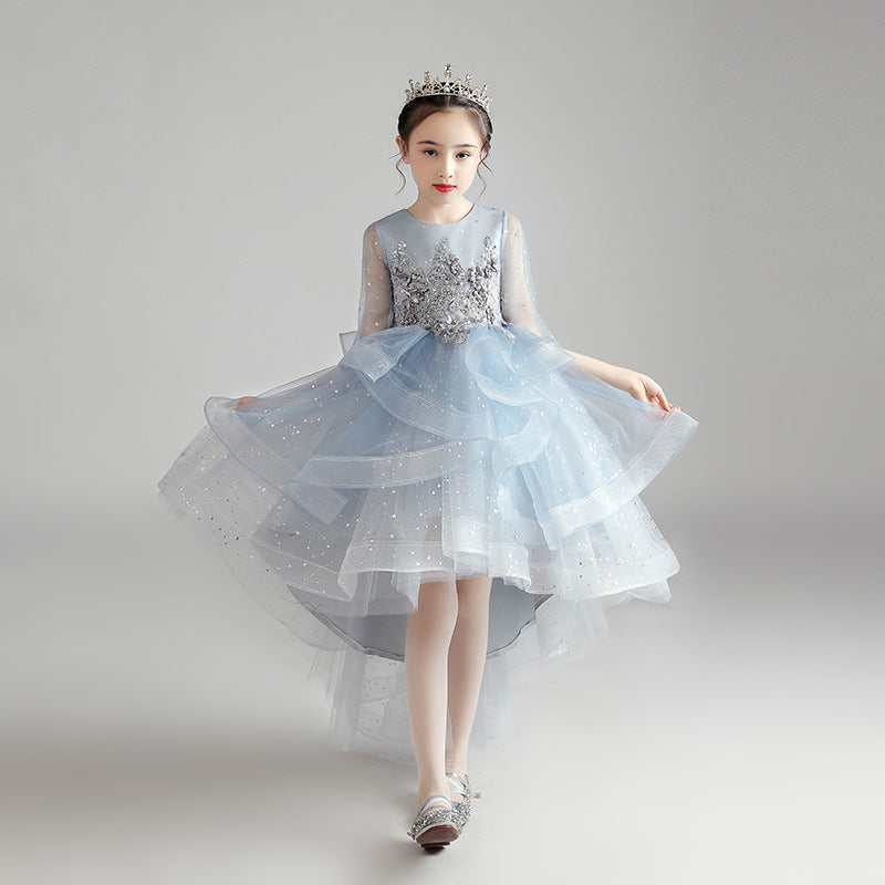 Children Dress Princess Dress Girl Girl Host Evening Dress-Dress-ridibi