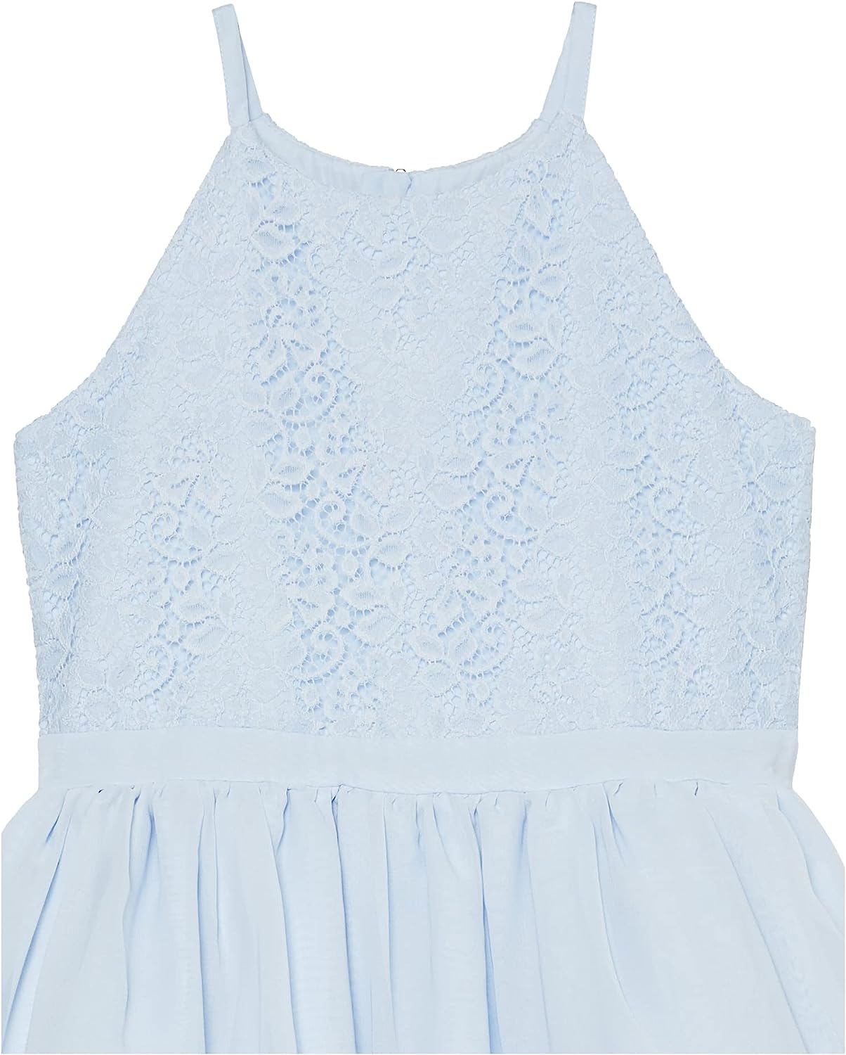 Calvin Klein Girls' Sleeveless Party Dress, Fit and Flare Silhouette, Round Neckline & Back Zip Closure-Back to results-ridibi