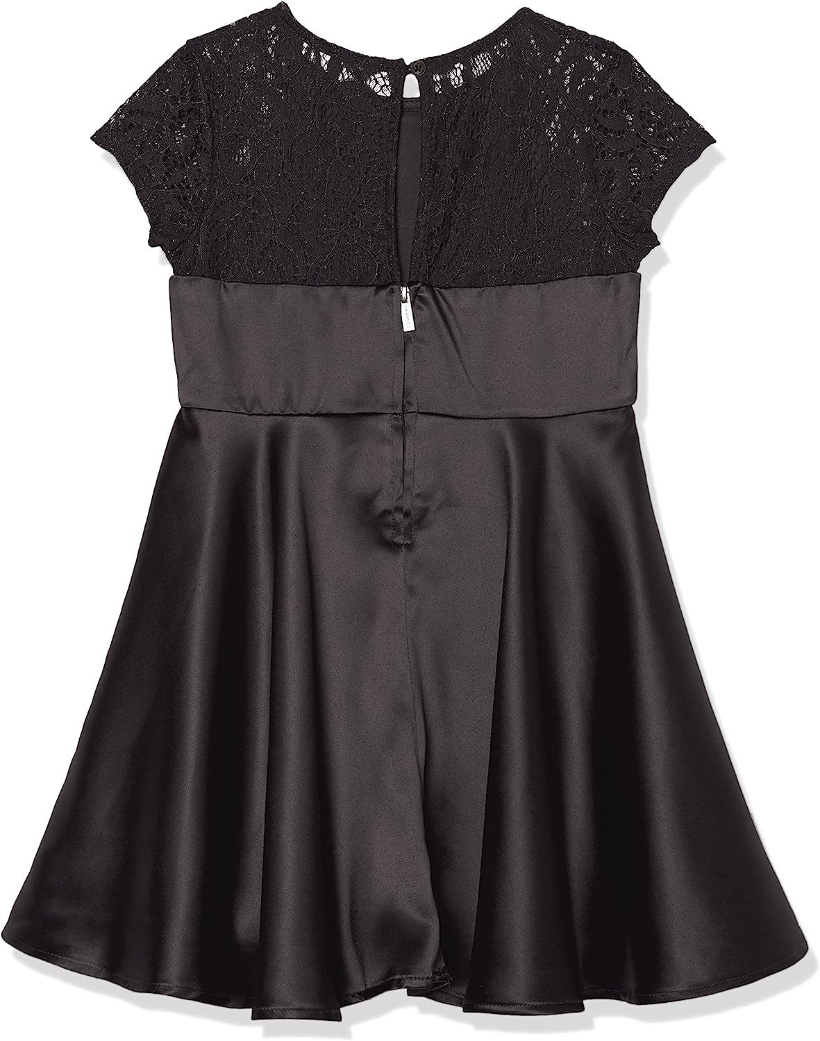 Calvin Klein Girls' Sleeveless Party Dress, Fit and Flare Silhouette, Round Neckline & Back Zip Closure-Back to results-ridibi
