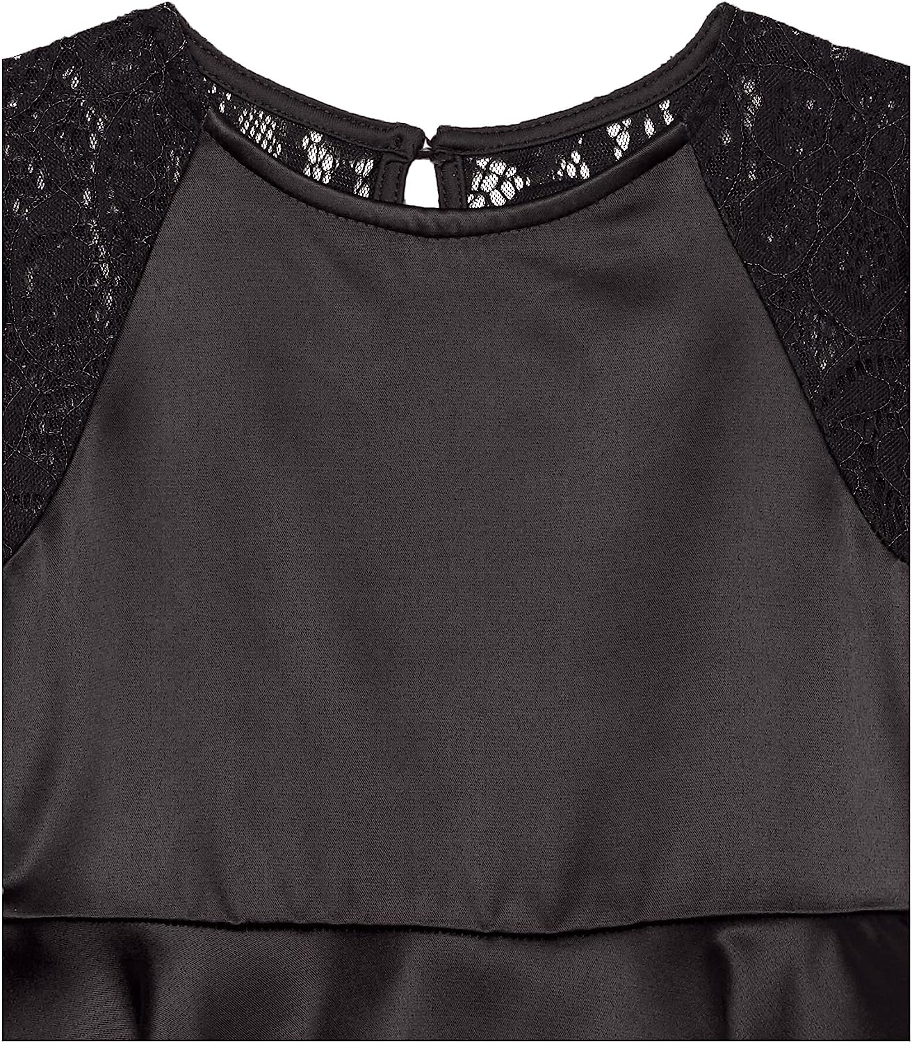 Calvin Klein Girls' Sleeveless Party Dress, Fit and Flare Silhouette, Round Neckline & Back Zip Closure-Back to results-ridibi