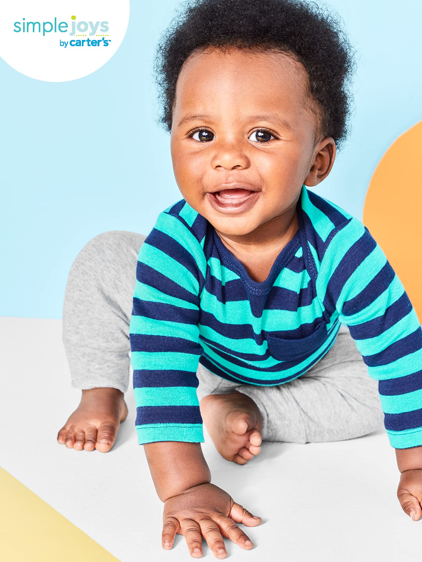 Carter's Baby Boys' Cotton Pants, Pack of 4-Pants set-ridibi