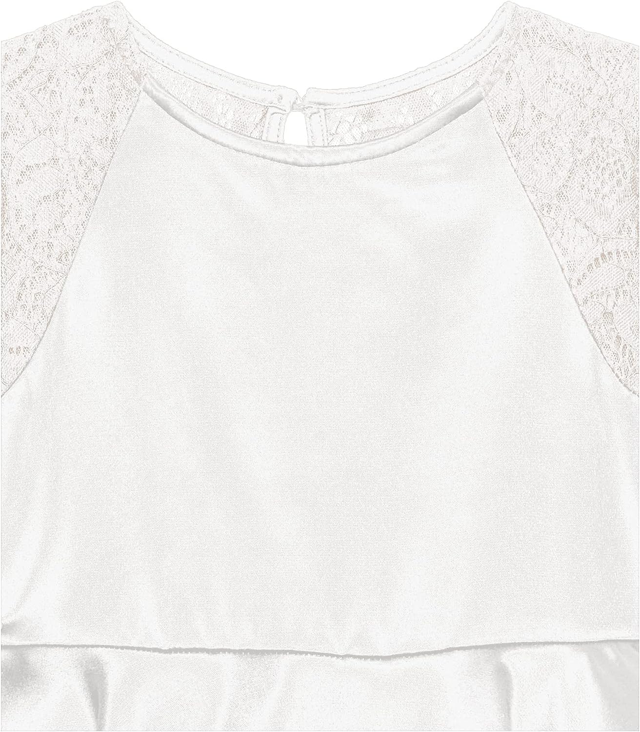 Calvin Klein Girls' Sleeveless Party Dress, Fit and Flare Silhouette, Round Neckline & Back Zip Closure-Back to results-ridibi