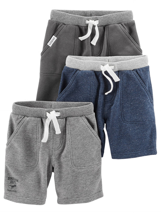 Carter's Babies, Toddlers, and Boys' Knit Shorts, Multipacks-shorts-ridibi