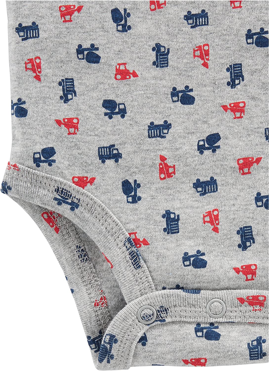 Carter's Baby Boys' Long-Sleeve Bodysuit, Pack of 5-Bodysuits-ridibi