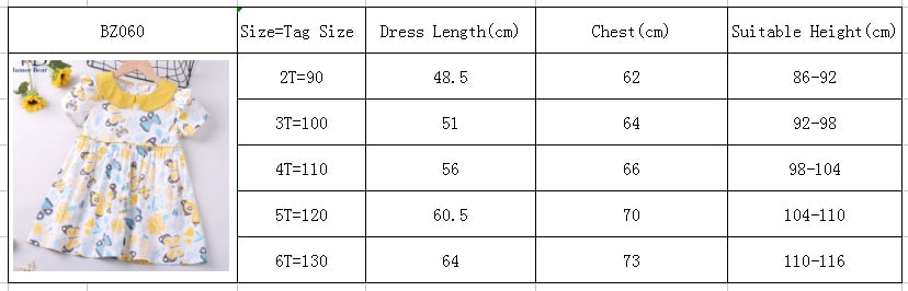 Summer Girls Dress Striped Collar Sleeveless-Dress-ridibi
