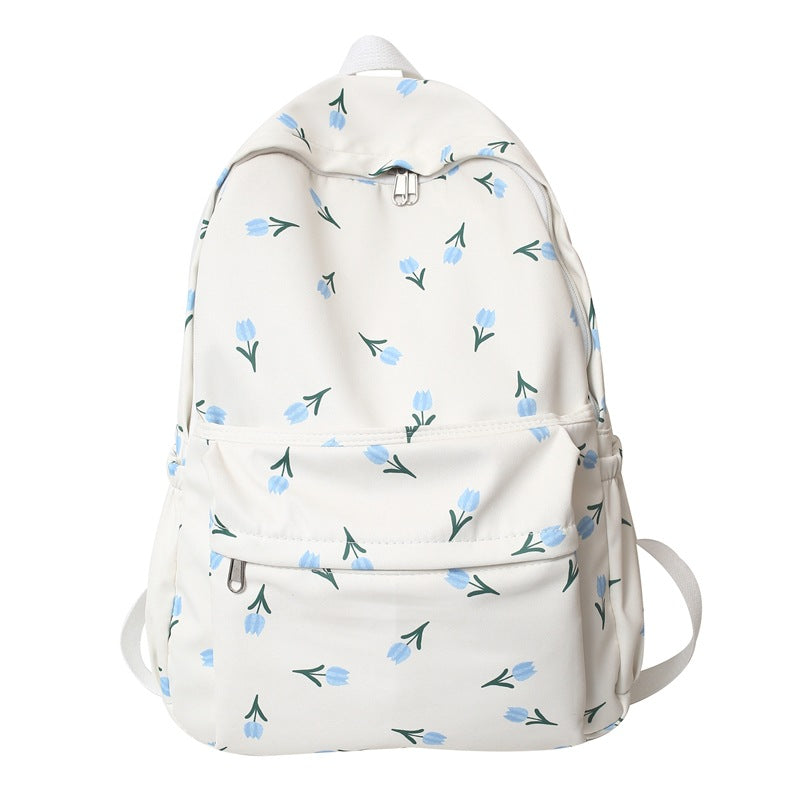 Floral Backpack for Girls-Girls Backpack-ridibi