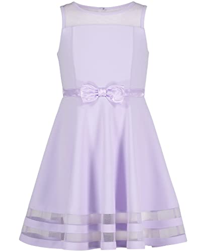 Calvin Klein Girls' Sleeveless Party Dress, Fit and Flare Silhouette, Round Neckline & Back Zip Closure-Back to results-ridibi