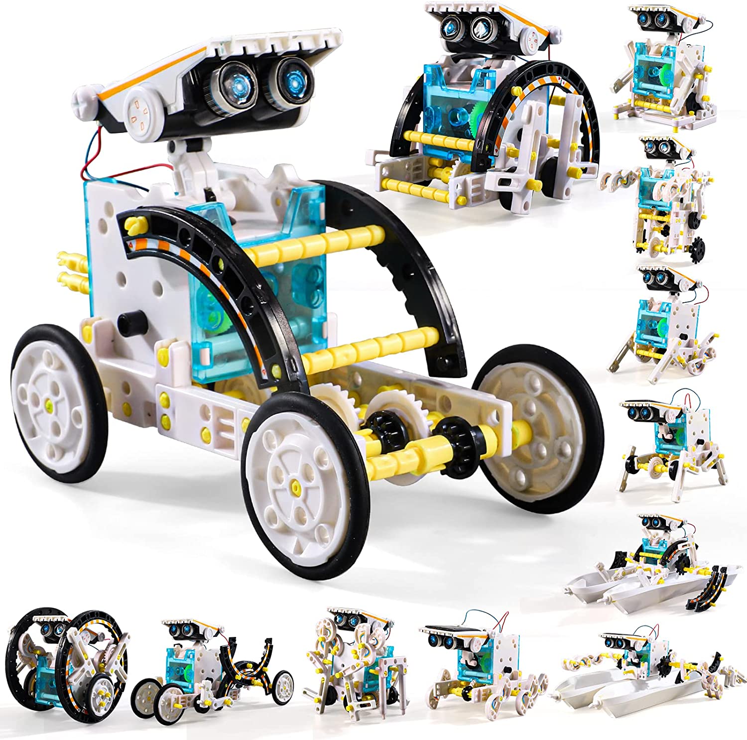 12-in-1 STEM Solar Robot Kit Toys Gifts for Kids 8 9 10 11 12 13 Years Old, Educational Building Science Experiment Set Birthday for Kids Boys Girls-Back to results-ridibi