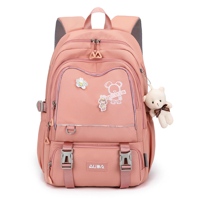 Girls' Large Capacity Student Backpack-Backpack-ridibi