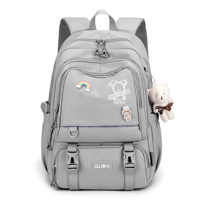 Girls' Large Capacity Student Backpack-Backpack-ridibi