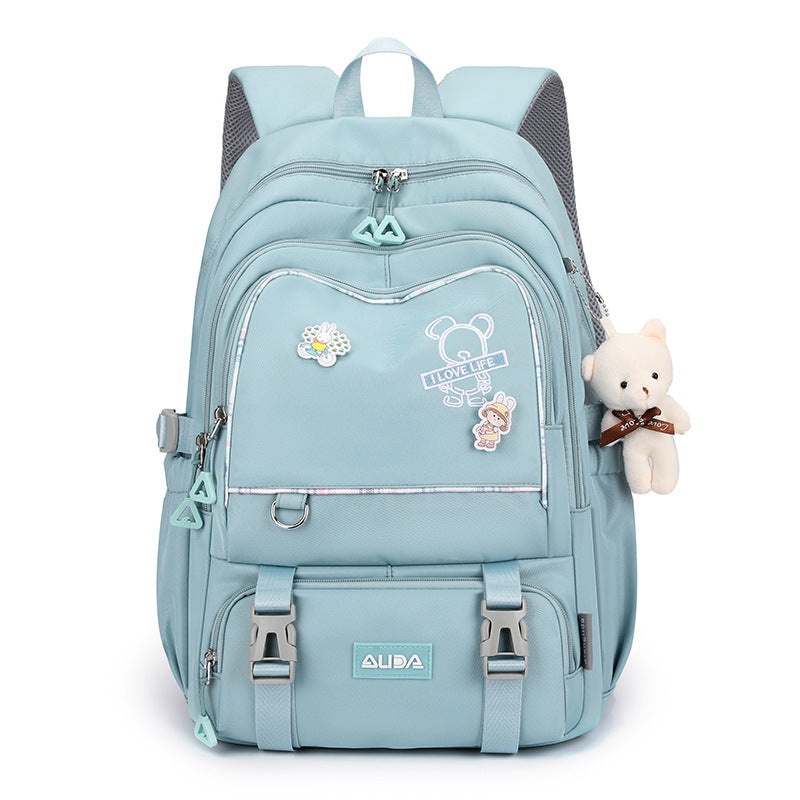 Girls' Large Capacity Student Backpack-Backpack-ridibi