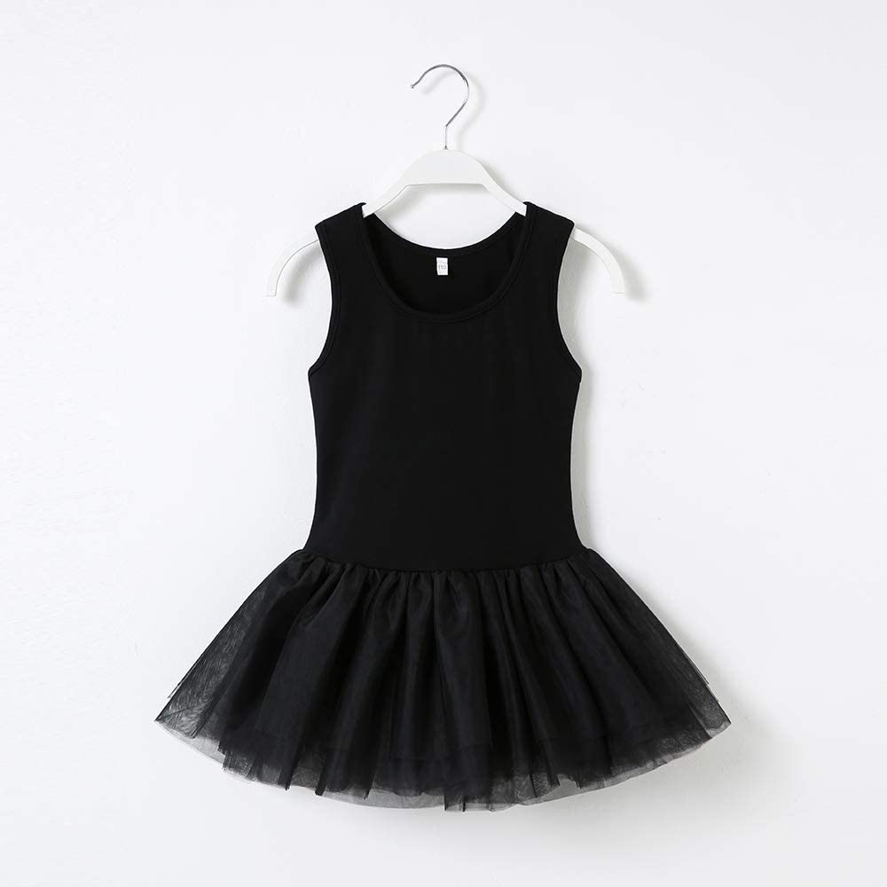 Girls Ballet Leotards Dance Skirt Dress Outfit (Toddler/Little Kid/Big Kid)-Ballet Dress-ridibi