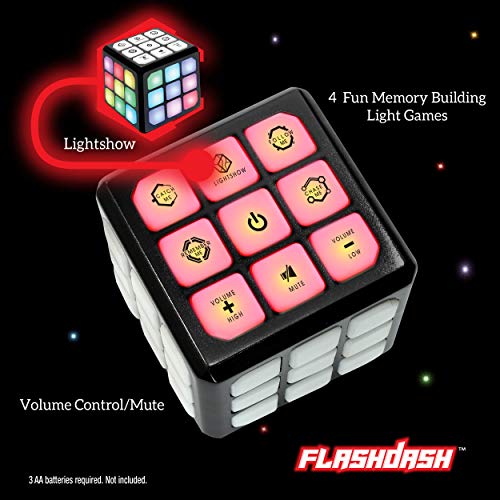 Winning Fingers Flashing Cube Electronic Memory & Brain Game | 4-in-1 Handheld Game for Kids | STEM Toy for Kids Boys and Girls | Fun Gift Toy for Kids Ages 6-12 Years Old-Handheld Games-ridibi