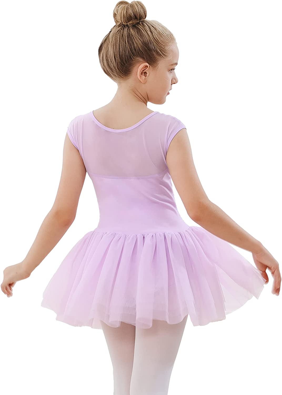 Girls Ballet Leotards Dance Skirt Dress Outfit (Toddler/Little Kid/Big Kid)-Ballet Dress-ridibi