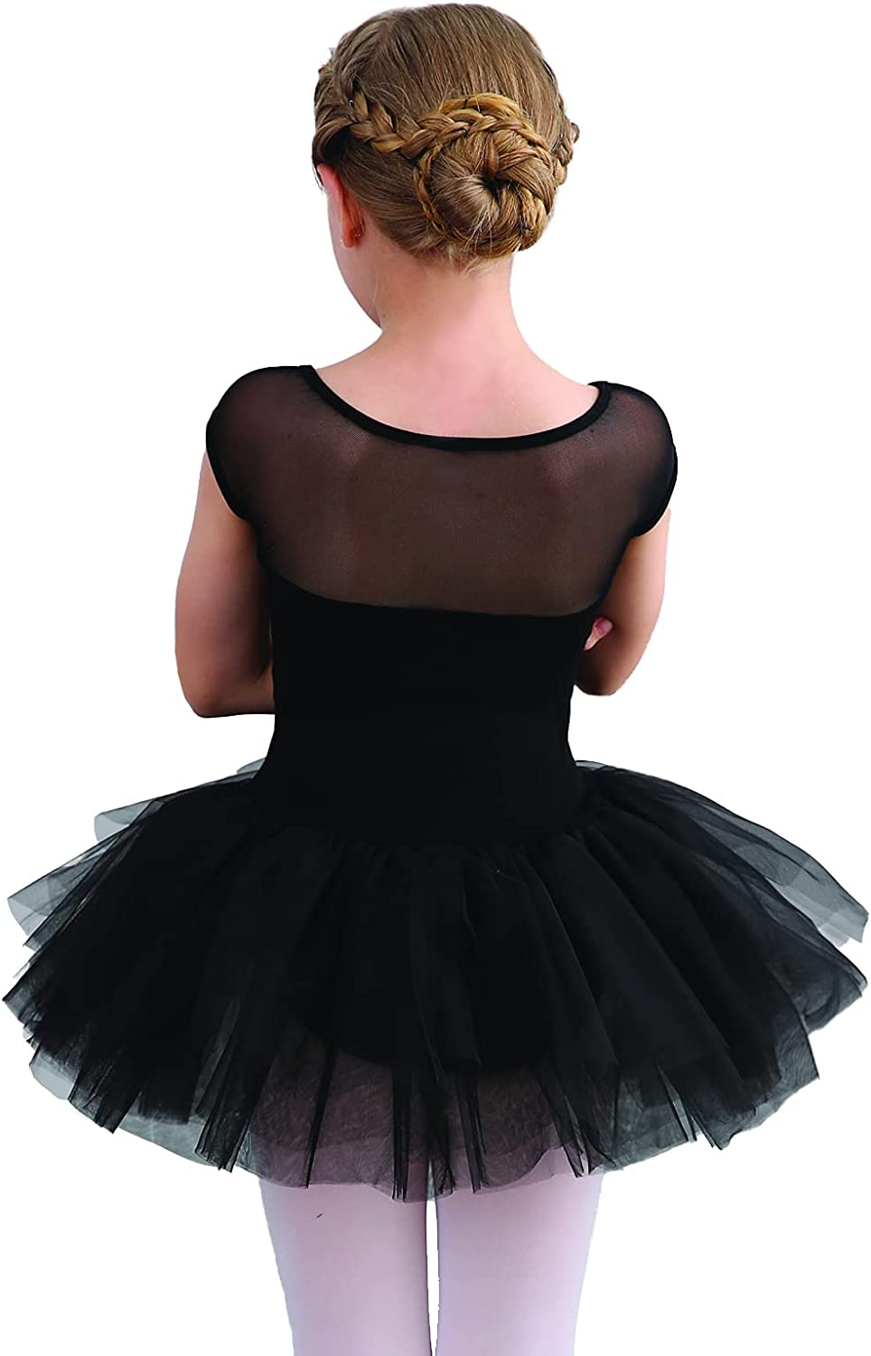 Girls Ballet Leotards Dance Skirt Dress Outfit (Toddler/Little Kid/Big Kid)-Ballet Dress-ridibi