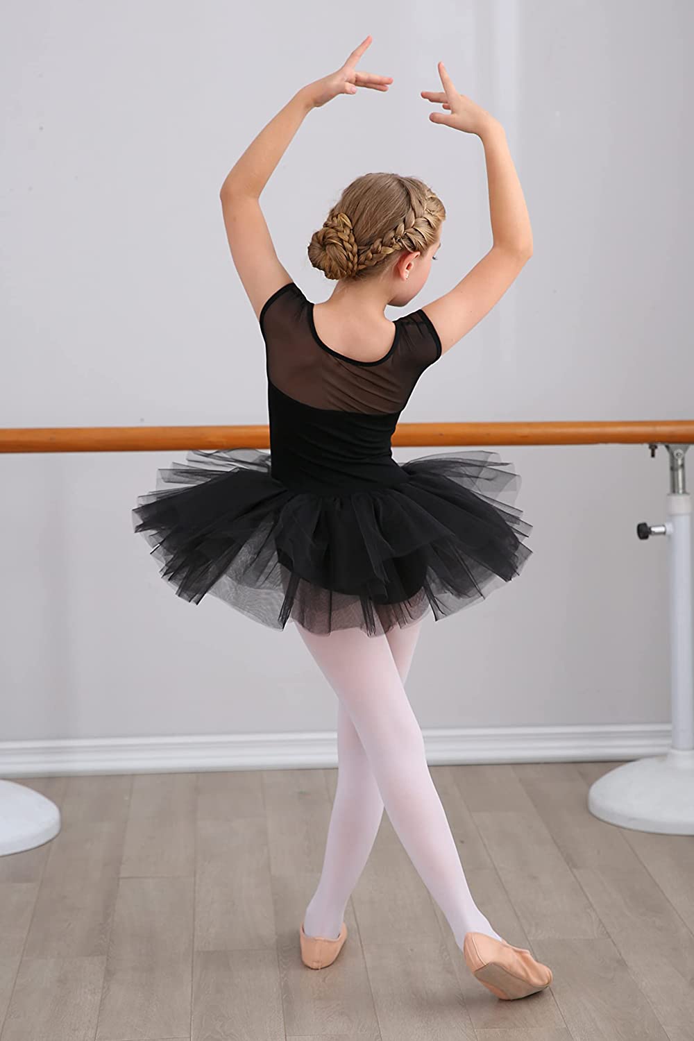 Girls Ballet Leotards Dance Skirt Dress Outfit (Toddler/Little Kid/Big Kid)-Ballet Dress-ridibi