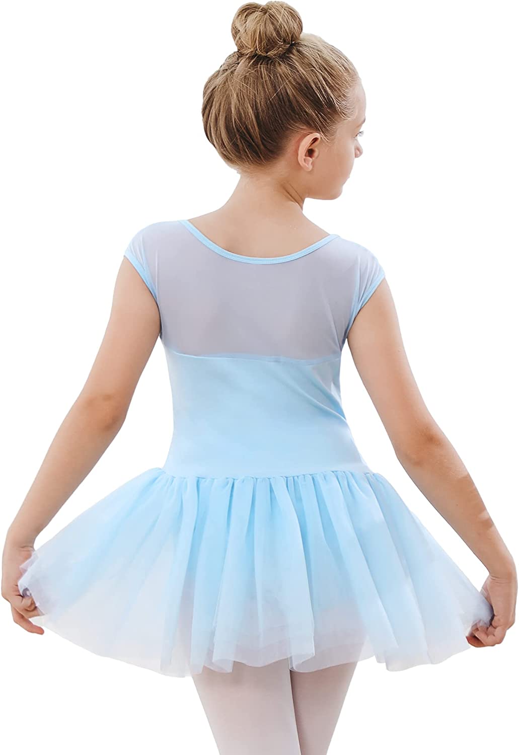 Girls Ballet Leotards Dance Skirt Dress Outfit (Toddler/Little Kid/Big Kid)-Ballet Dress-ridibi