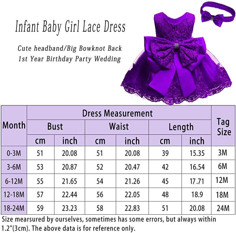 Baby Girls Ruffle Lace Backless with Headwear,Bowknot Flower Dresses Pageant Party Wedding Baby Girl Dress-Dress-ridibi