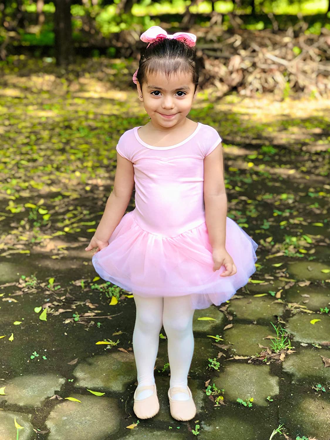 Girls Ballet Leotards Dance Skirt Dress Outfit (Toddler/Little Kid/Big Kid)-Ballet Dress-ridibi