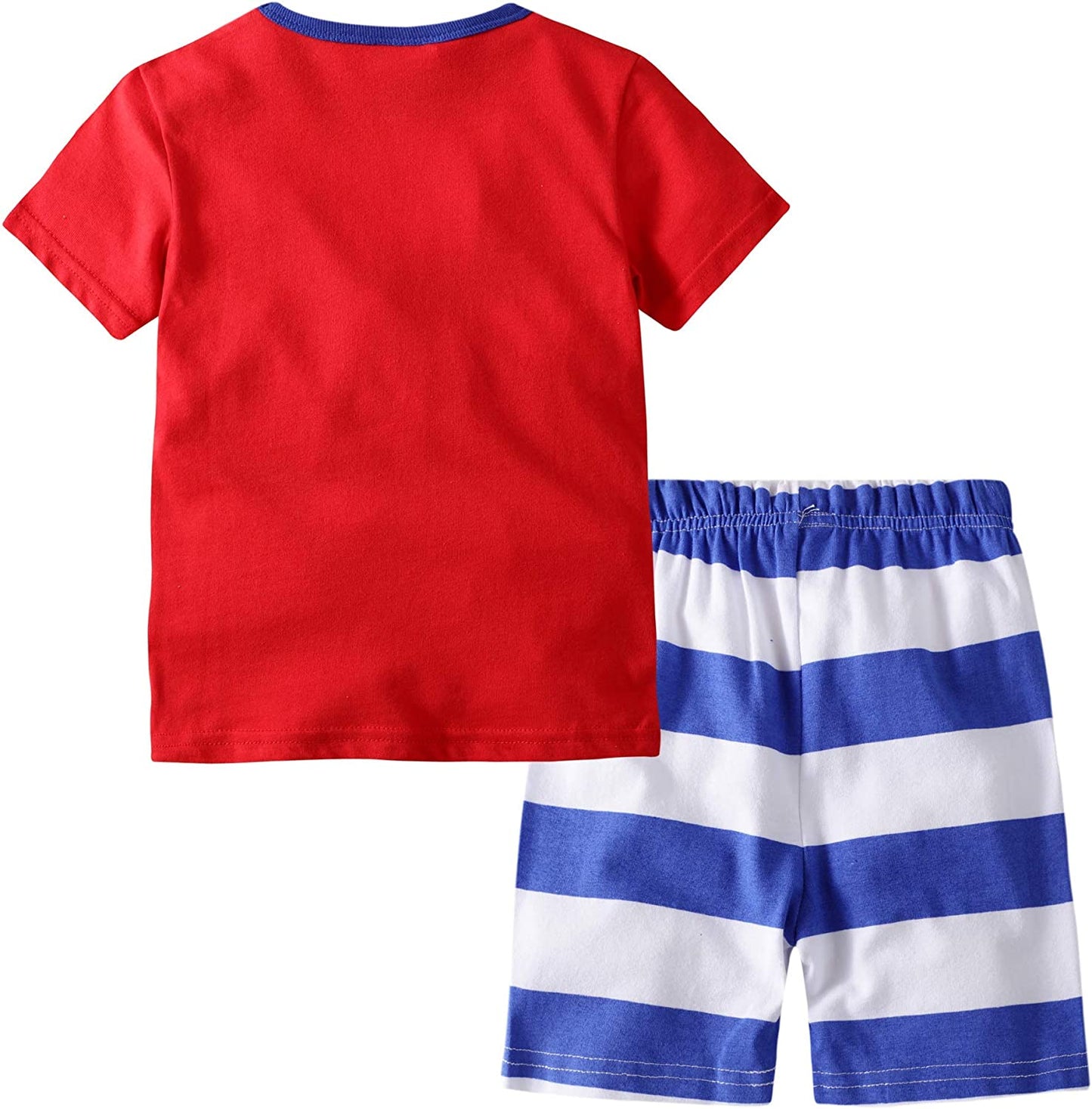 Toddler Boy Clothes Kids Summer Outfits Shirt Short Sets 2-7T-Short Sets-ridibi