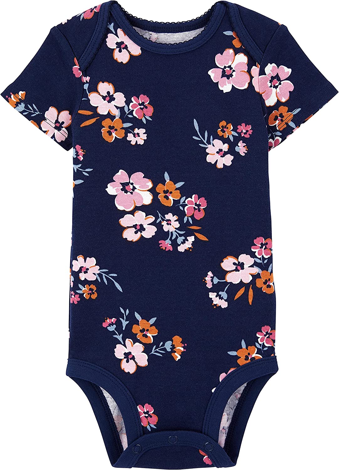 Carter's Baby Girls' Short-Sleeve Bodysuit, Pack of 6-Bodysuits-ridibi
