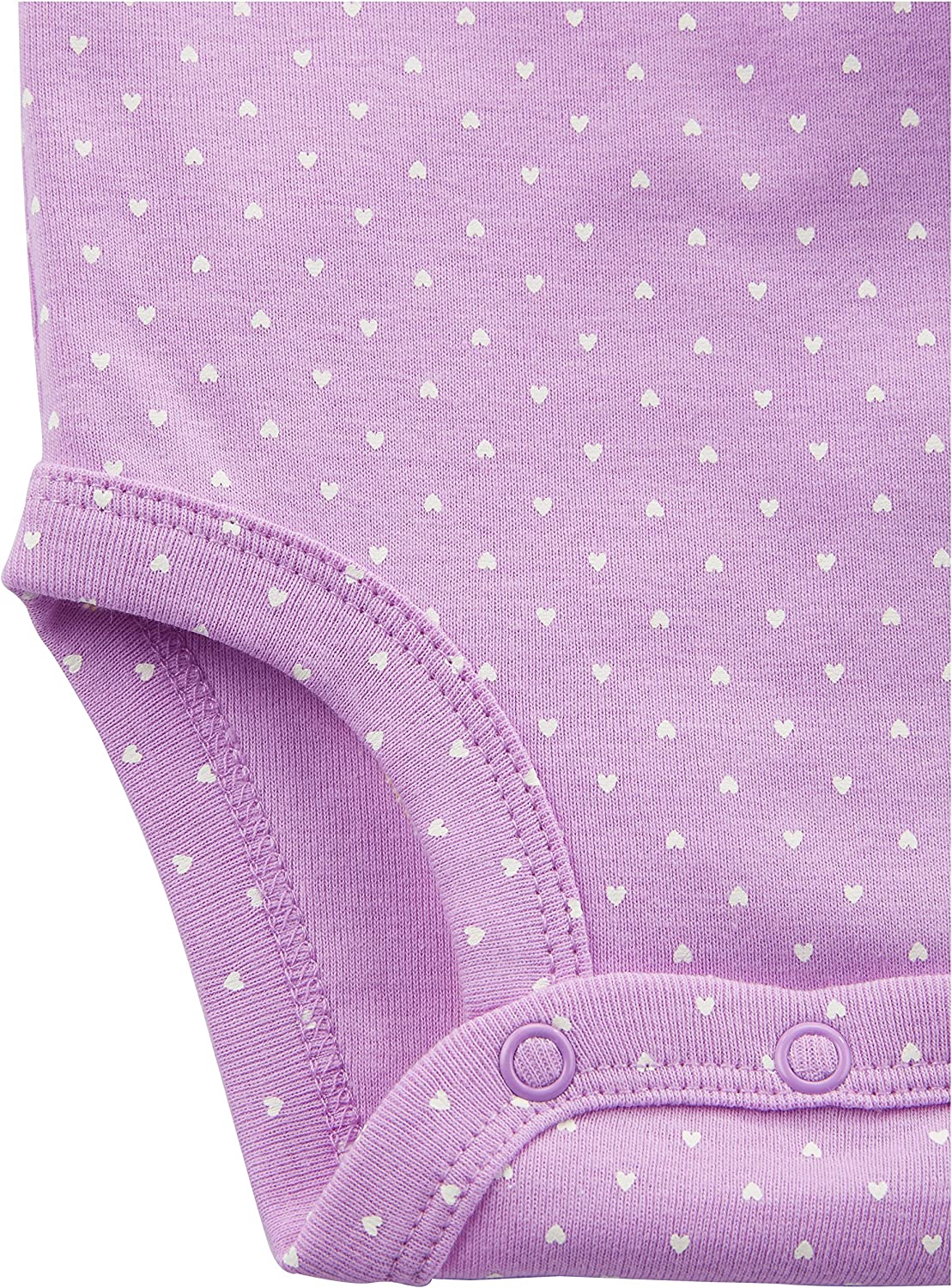 Carter's Baby Girls' Short-Sleeve Bodysuit, Pack of 6-Bodysuits-ridibi