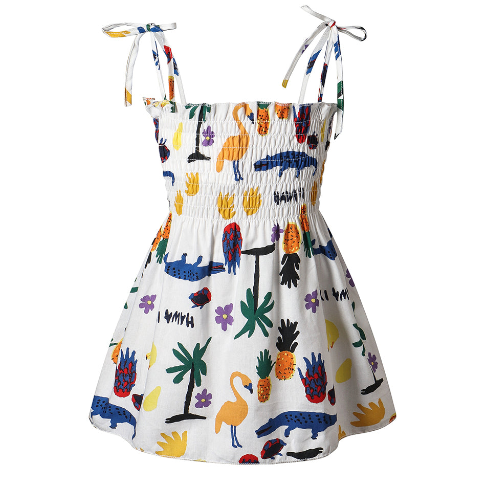 Baby Girl Summer Cotton Dress For Children-Dress-ridibi