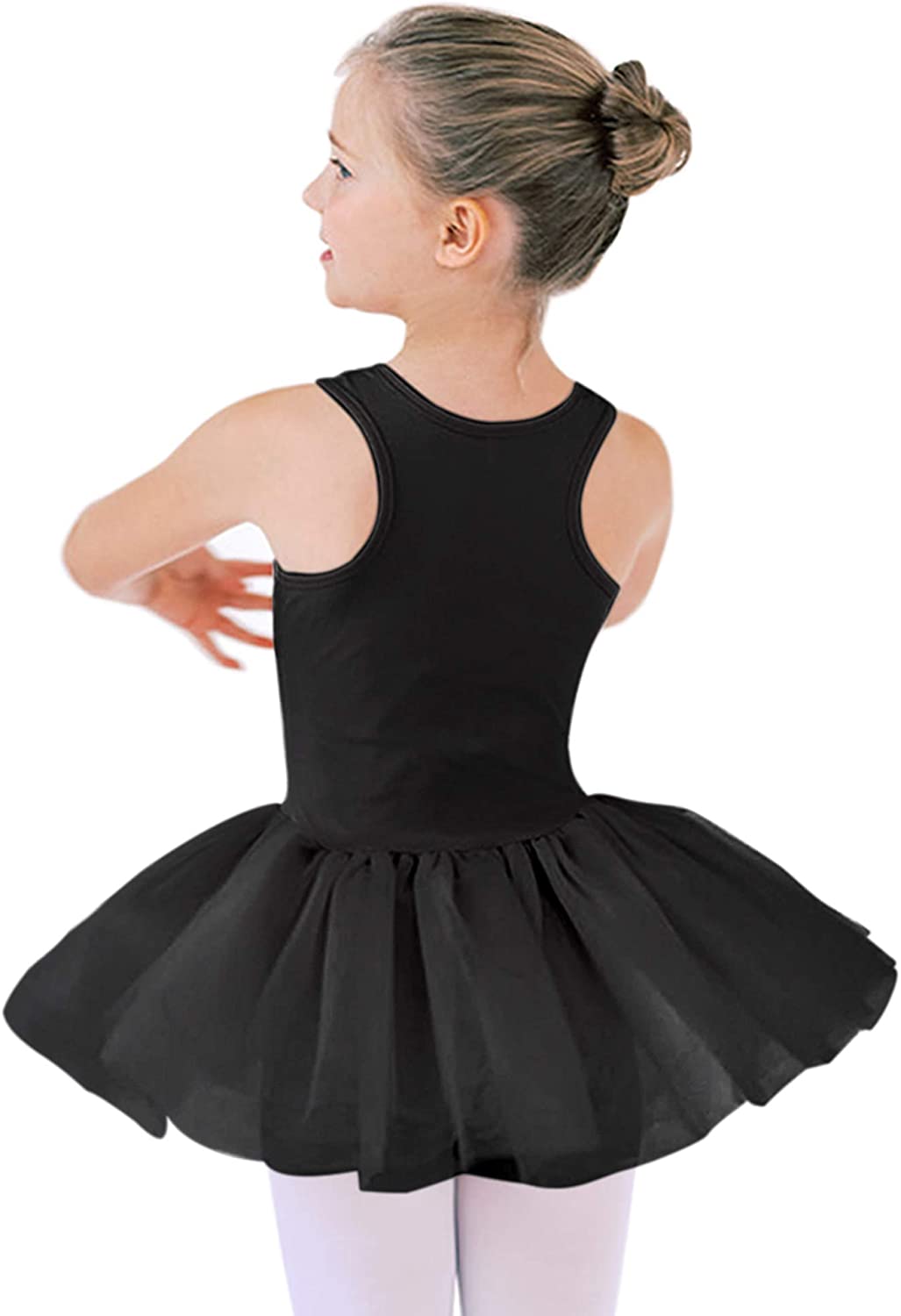 Girls Ballet Leotards Dance Skirt Dress Outfit (Toddler/Little Kid/Big Kid)-Ballet Dress-ridibi