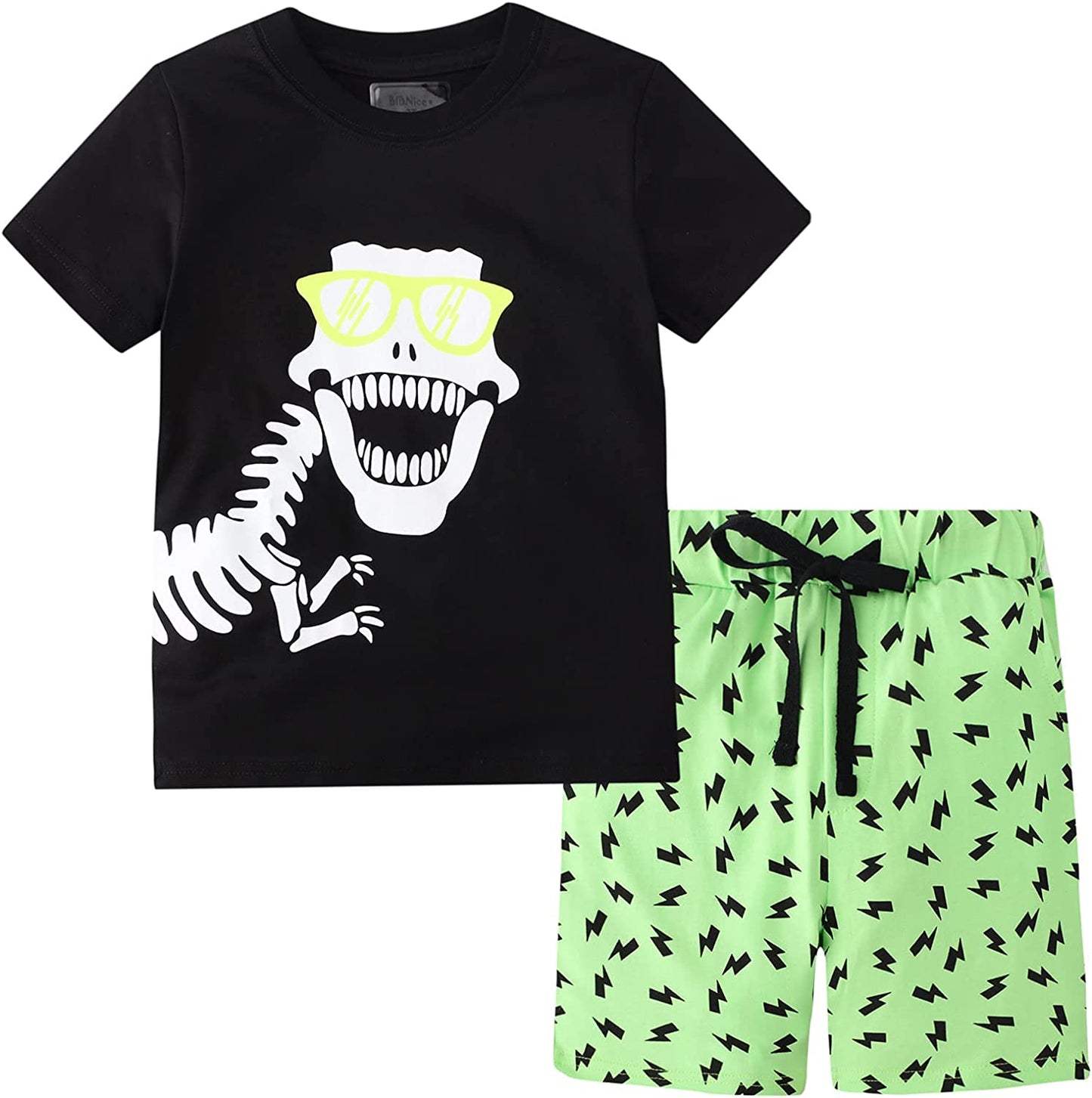 Toddler Boy Clothes Kids Summer Outfits Shirt Short Sets 2-7T-Short Sets-ridibi