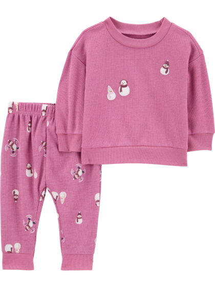 Carter's Child of Mine Baby and Toddler Girl Outfit Set, 2-Piece, Sizes 0/3-24 Months