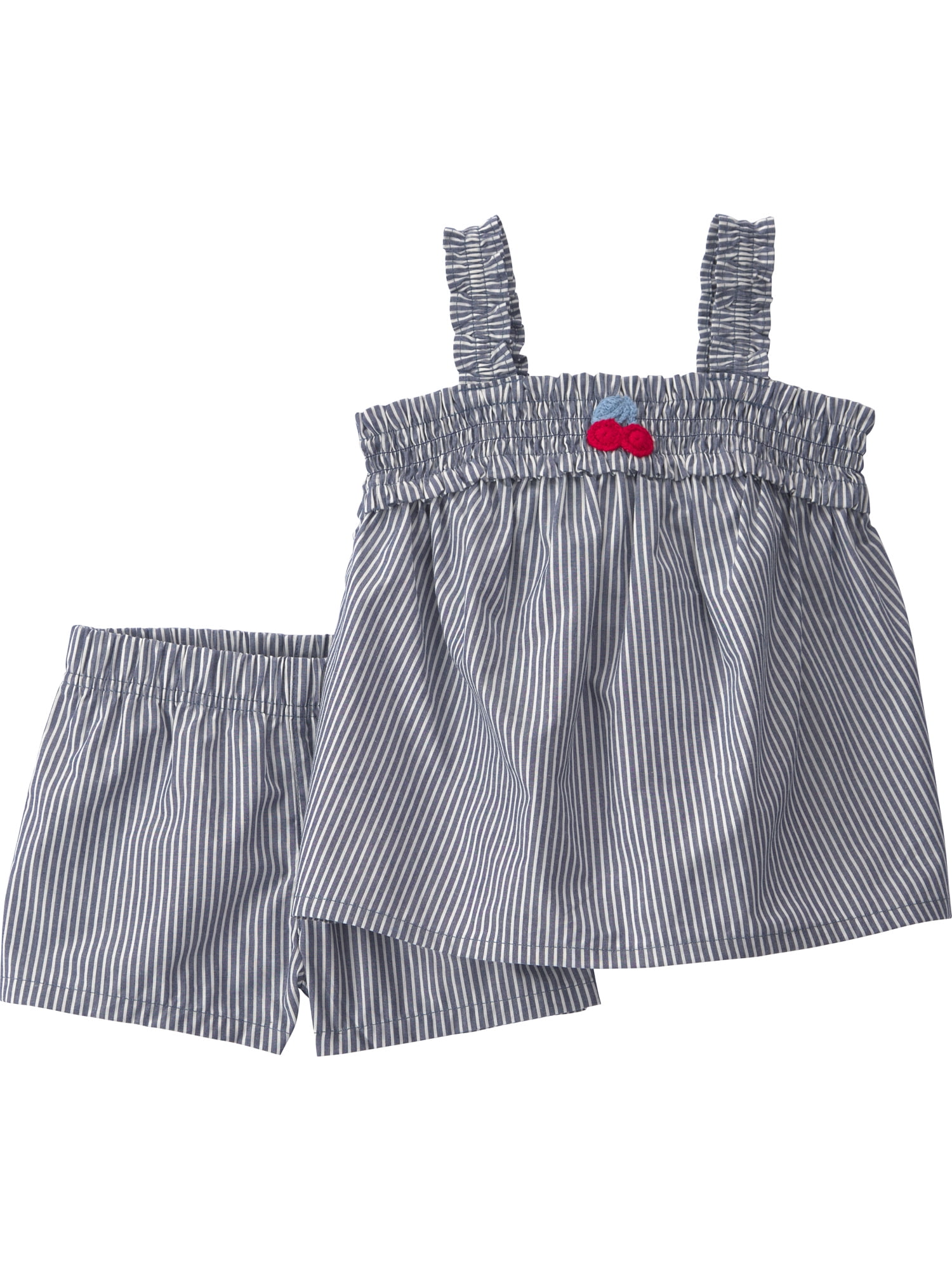 Carter's Child of Mine Baby and Toddler Girl Patriotic Americana Americana Outfit Set, 2-Piece, Sizes 12M-5T