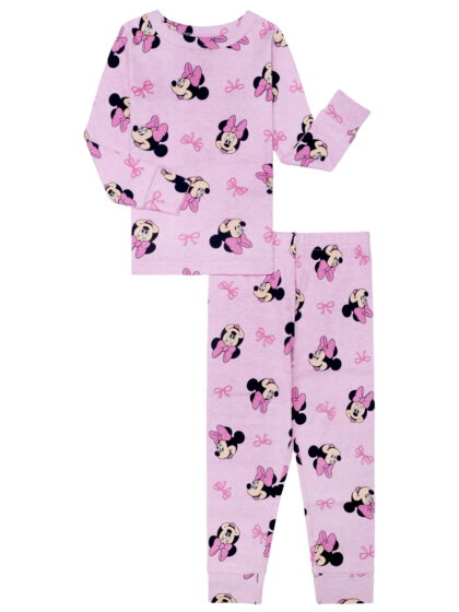 Character Toddler Long Sleeve Shirt and Pants Pajama Set, 2-Piece, Sizes 12M-5T