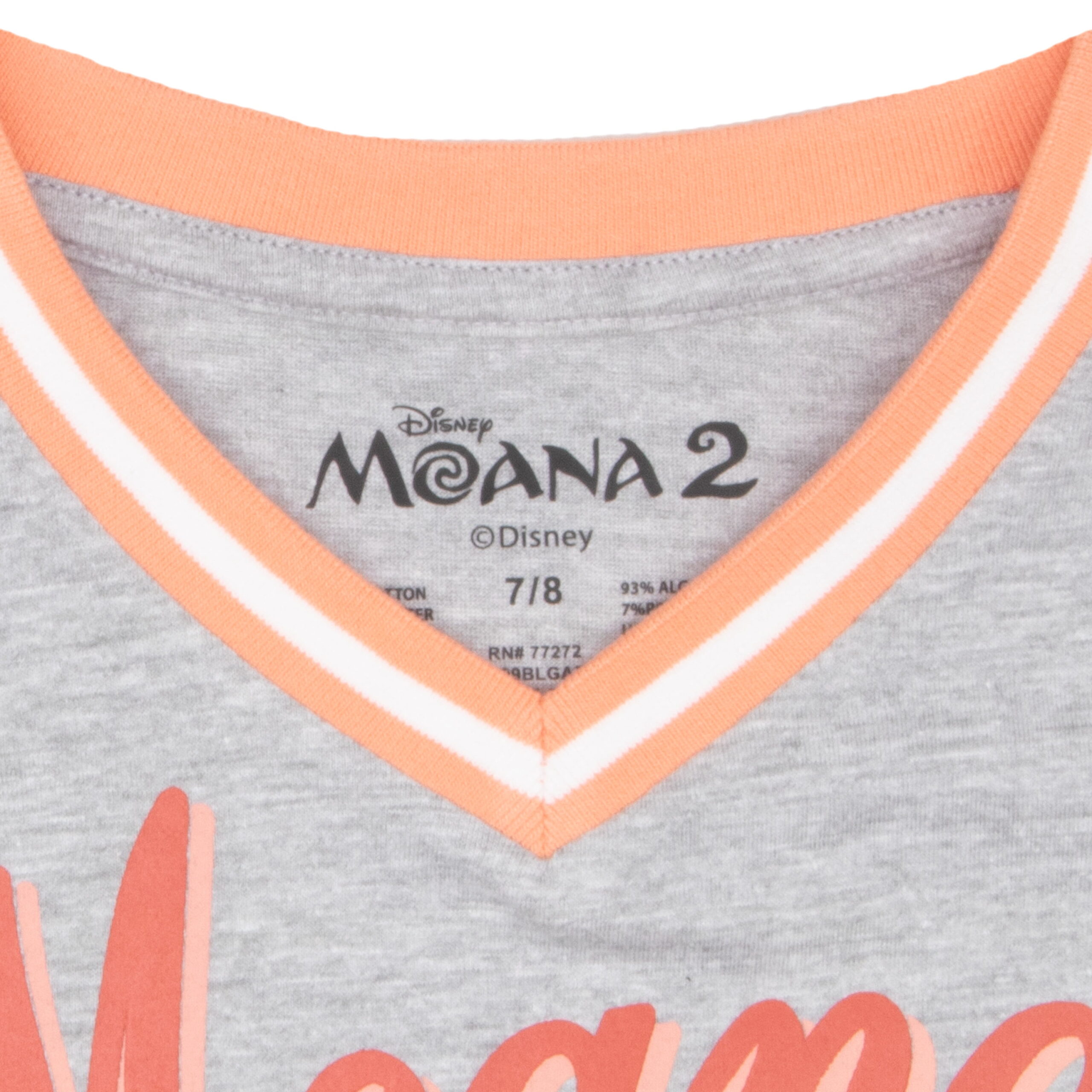 Disney Moana Girls' 2-Piece Set, Casual Short Sleeve Graphic T-Shirt & Skort for Kids, Sizes 3T-16 - Image 5