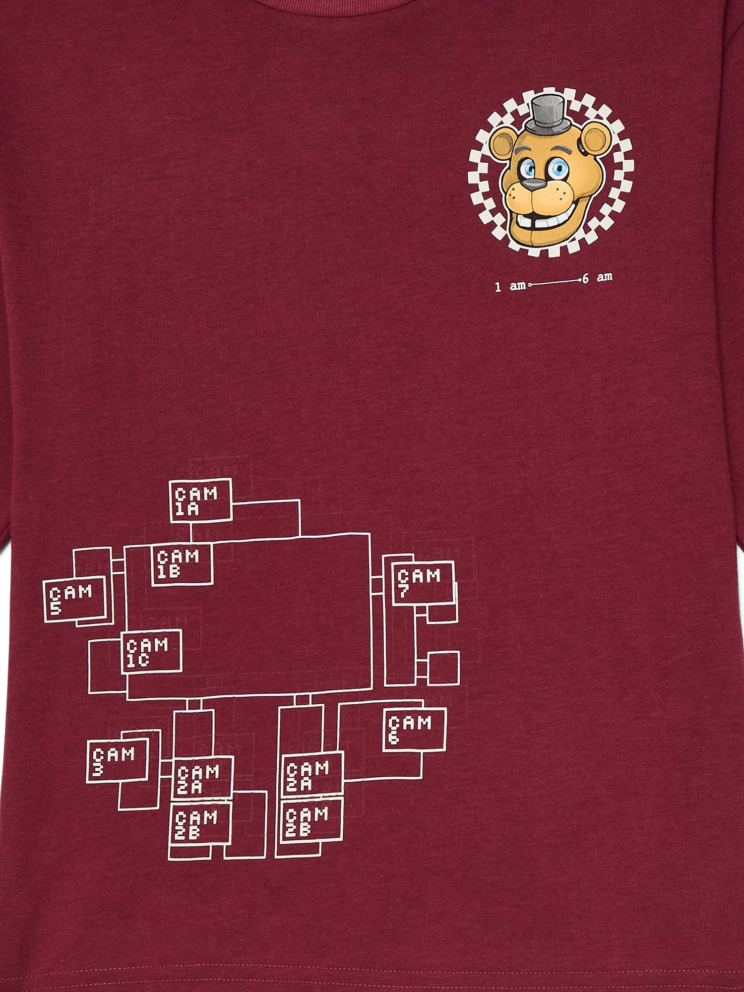 Five Nights at Freddy's Boys Graphic Short Sleeve and Long Sleeve T-Shirts, 2-Pack, Sizes XS-2XL - Image 2
