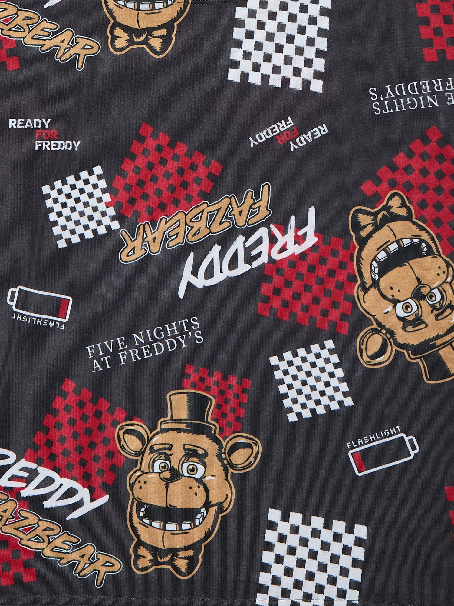 Five Nights at Freddy's Boys Graphic Short Sleeve and Long Sleeve T-Shirts, 2-Pack, Sizes XS-2XL - Image 3