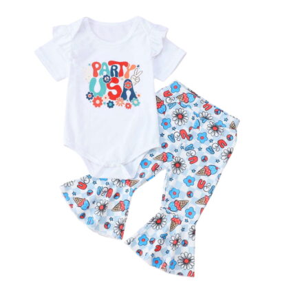 Girls Hawaiian Outfit Clothes 删 Kids Clothing Sets