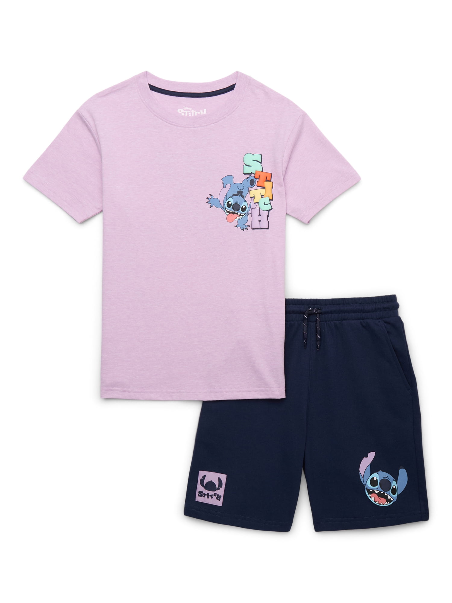 Lilo & Stitch Boys Graphic Tee and Shorts Set, 2-Piece, Sizes 4-10 - Image 2