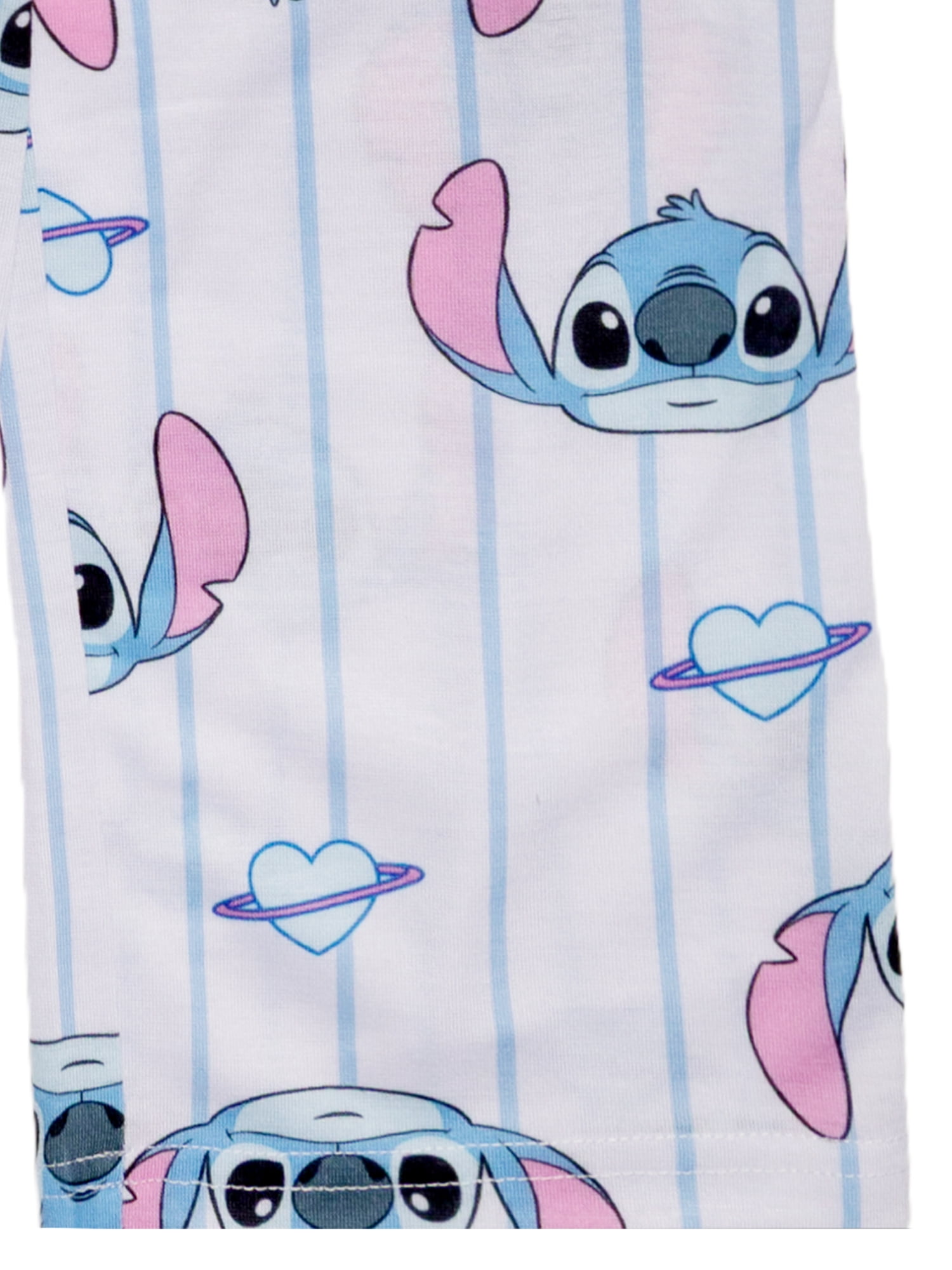 Lilo & Stitch Girls 2-Piece Jersey Short Sleeve Top and Pant, Sizes 4-16 - Image 3