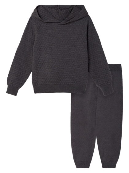 Modern Moments by Gerber Toddler Girl Sweater Knit Hoodie Set, Sizes 12M-5T