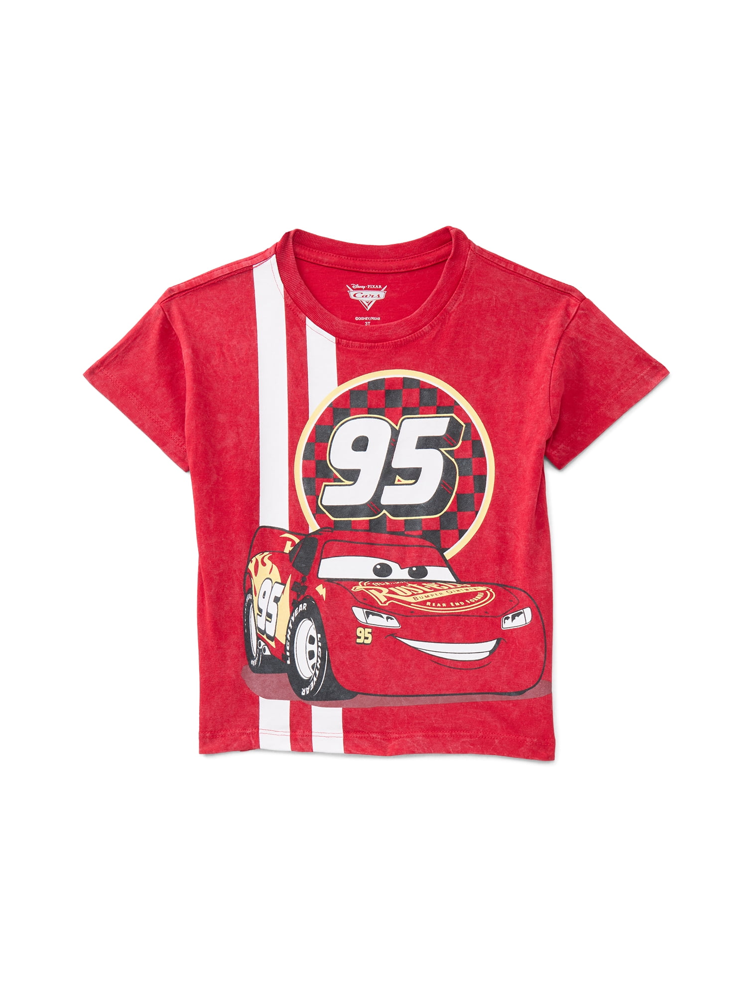 Pixar Cars Toddler Boys' Graphic Tee with Short Sleeves, Sizes 12M-5T - Image 2