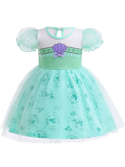 QEFJNO 1-6T Toddler Kids Girls Princess Dress Up Clothes Baby Girls Formal Birthday Halloween Christmas Tulle Dresses