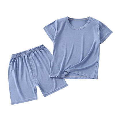 Rvkxad 2T Toddler Boy Clothes Kids Baby Boy Summer Outfit Cotton Short Sleeve Shirt Tops Short Sets Baby Boys Clothes