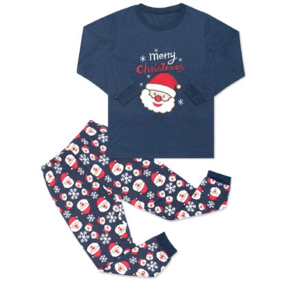 SkiBeaut Boy's Christmas Pajamas Cotton Kids Santa Claus Snowmen Pjs Toddler Clothes Long Sleeve Sleepwear Sets 2-12 Years