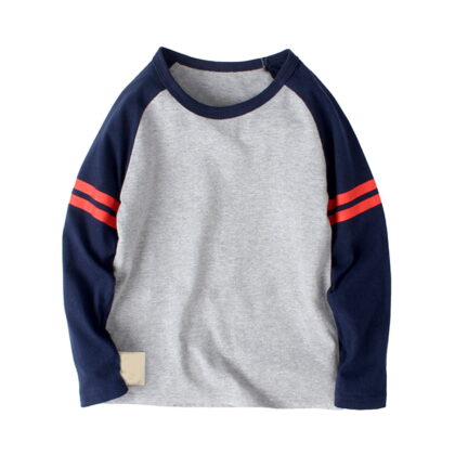 Splozh Boys Clothes Long Sleeve T Shirts Boys T Shirts Boys Shirts for Kids Cotton Long Sleeve T Shirts Pullover Tops Fashion School Shirts for Boys Grey,8-10 Years