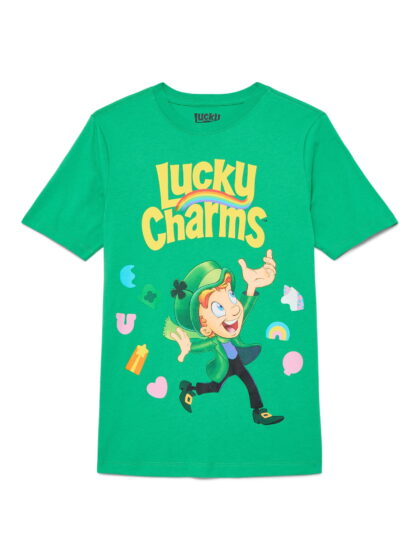 St. Patrick’s Day Boys' & Big Boys' Lucky Charms Graphic Tee, Sizes 4-18
