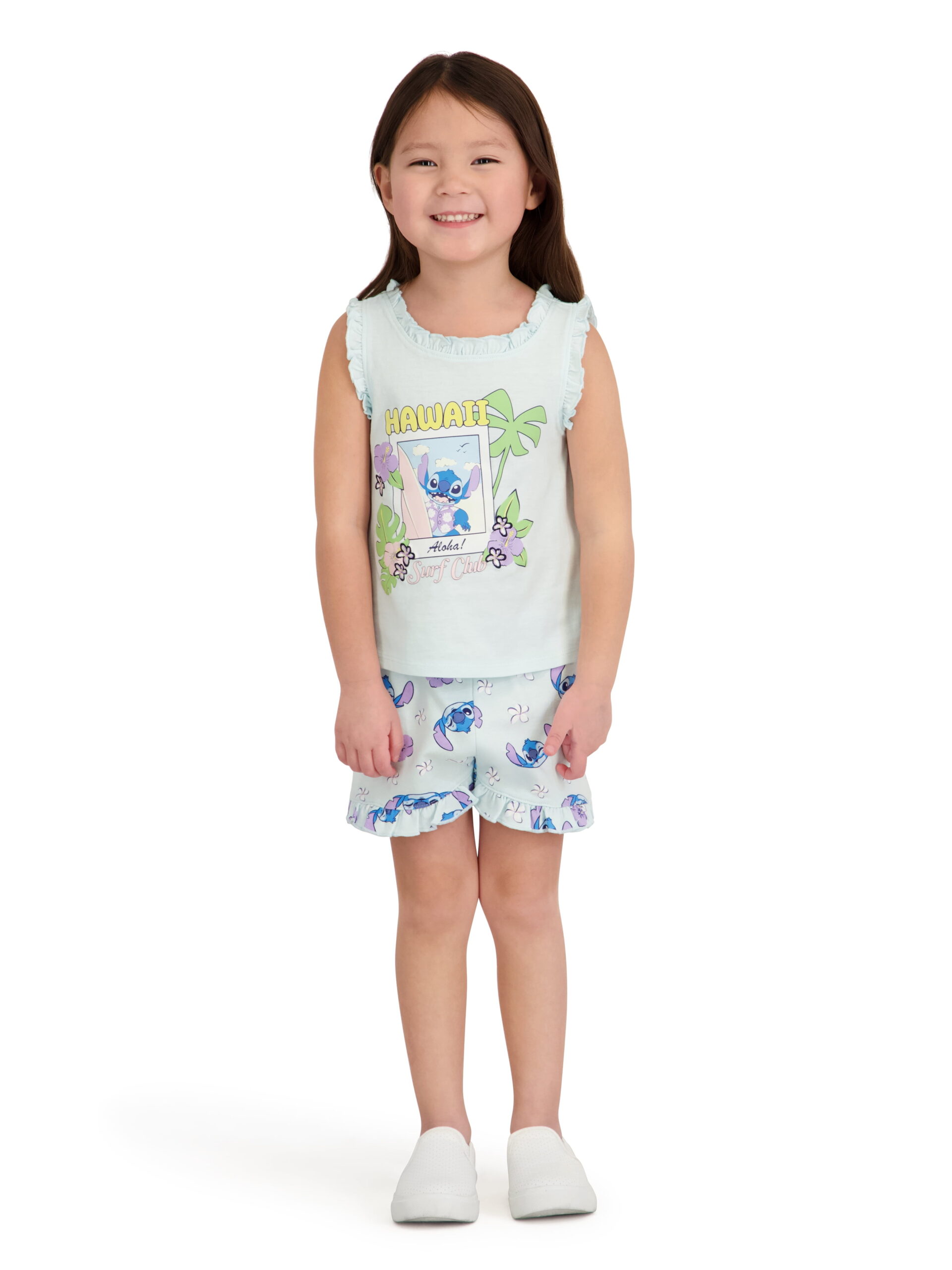 Stitch Toddler Girl Short Set, Sizes 12 Months-5T - Image 5