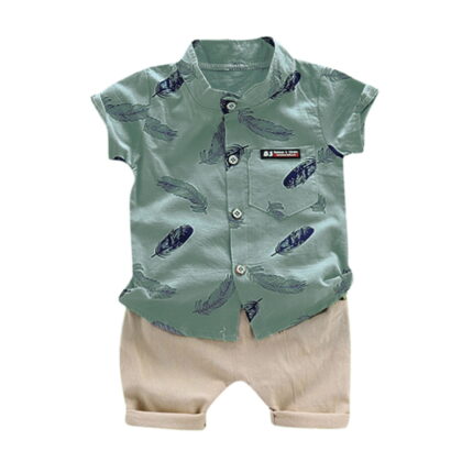 TAIAOJING Kid Toddler Boy Clothes 1-4Years Outfits Tops+Shorts Cartoon T-shirt Set Baby Outfits Cute Clothes 2-3 Years