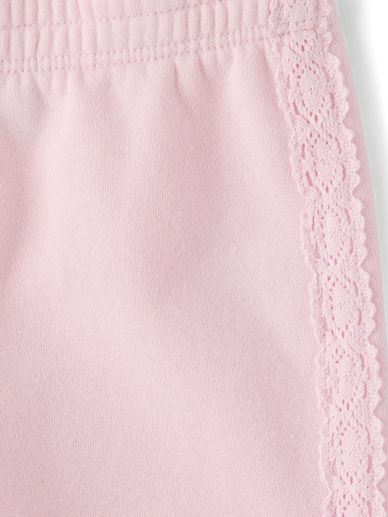 The Children's Place Toddler Girls Long Sleeve Crochet Fleece Set, 2-Piece, Sizes 12M-5T - Image 3
